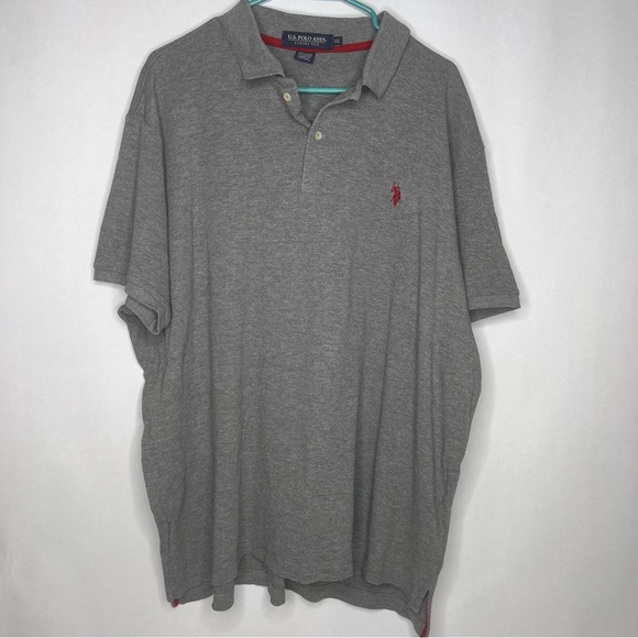 Polo by Ralph Lauren XXL Cotton Gray Grey Soft‎ Short Sleeve Golf Shirt - Picture 1 of 7